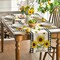 Buffalo Plaid Sunflower Sunshine Vase Summer Placemats Set of 4, 12x18 Inch Spring Table Mats for Party Kitchen Dining Decoration